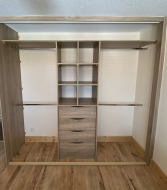 Bardolino wardrobe providing space for all our clients outfits, fitted in Whitby